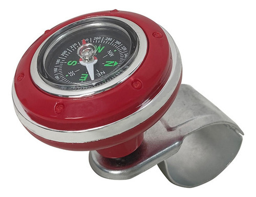 Bola De Assistência Para Volante Automotivo Vermelho