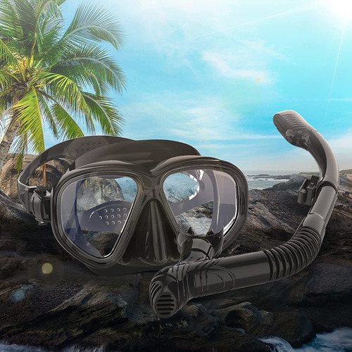 Conjunto De Snorkel Para Adultos Homens Mulheres Adolescente - Imagem 5