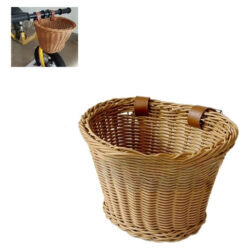Cesta De Bicicleta De Estilo Retrô Cesta Frontal