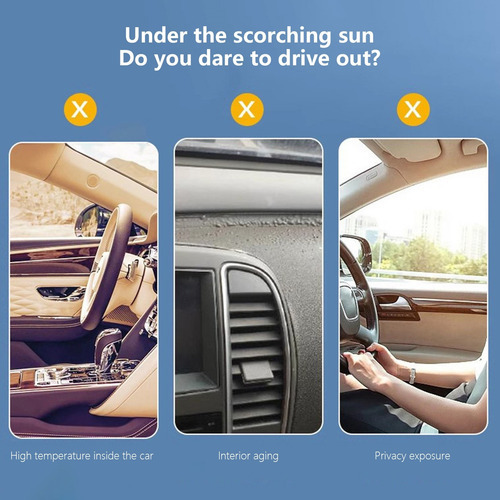 Guarda-sol Automotivo Com Revestimento De Liga De Titânio Re - Imagem 9