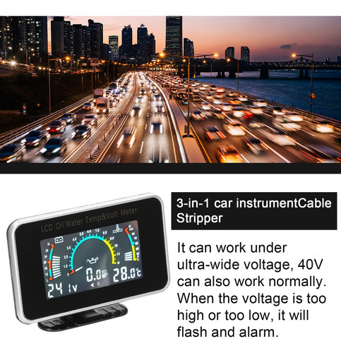 Instrumento Automotivo: Óleo, Carro De Carro Para Temperatur - Imagem 4