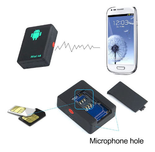 Com O Rastreador De Botões Sos Smart Mini A8 Gsm/gprs/lbs Tr - Imagem 5