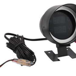 Voltímetro Automotivo Universal + Medidor De Temperatura