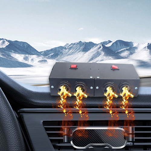 Aquecedor Elétrico Automotivo De Dois Furos X High Power Hea - Imagem 12