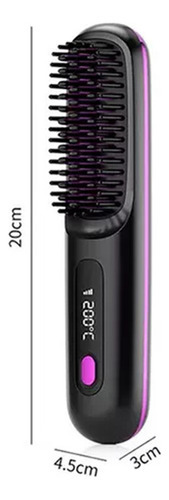 Alisador De Cabelo, Portátil, Recarregável Por Usb - Imagem 2