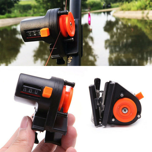 2 De Pesca Compacto 0-999m Sea Reel Display Digital Medidor - Imagem 3