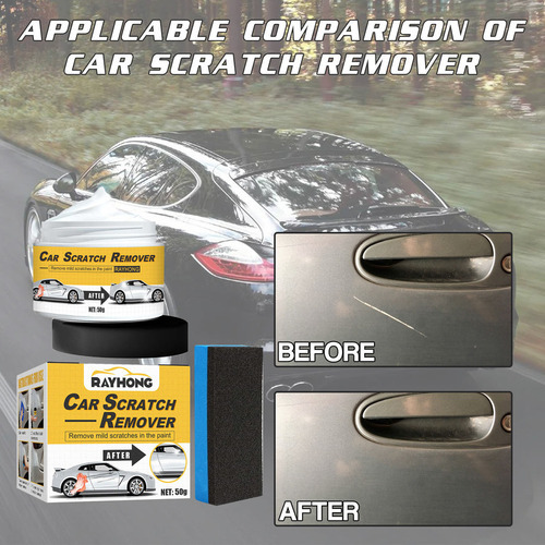 Removedor De Arranhões Automotivo Pasta De Reparo De Arranhõ - Imagem 2