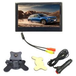 Tela Lcd Com Suporte Universal Automotivo De 7 Polegadas,