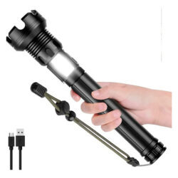 Lanternas Táticas Recarregáveis 90000 Lumens Lanterna