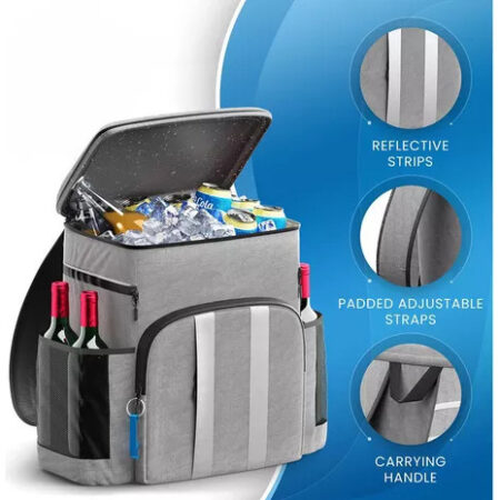Mochila Térmica De 20 Litros, Refrigerador De Cerveja, Lanch - Imagem 12