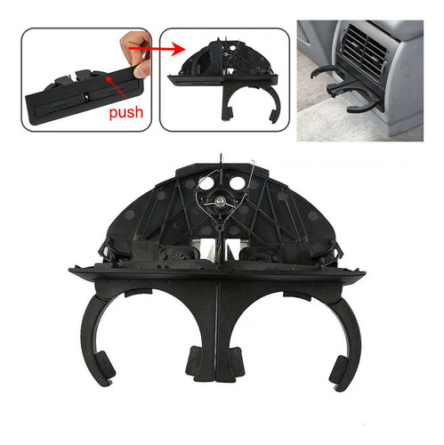 Suporte De Copo Retrátil Automotivo Dianteiro+traseiro Supor - Imagem 4