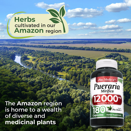 Suplemento Fito Medic"s Lab Pueraria Mirifica 180 Cápsulas - Imagem 4