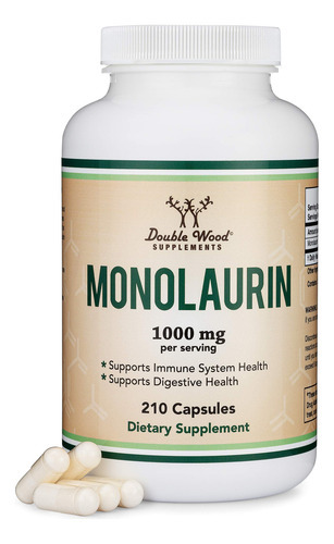 Suplemento Suplementos De Madeira Dupla Monolaurina 1.000 Mg