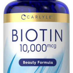 Suplemento Carlyle Biotin 10000mcg 300 Cápsulas De Gel Max S