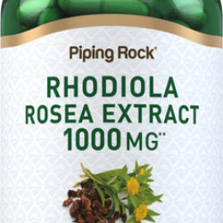 Suplemento: Extrato De Rhodiola Rosea, Piping Rock, 1000 Mg,