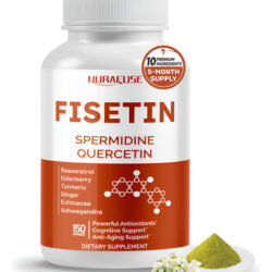 Suplemento Nurafuse Fisetin 10 Em 1 Com Espermidina E Querce