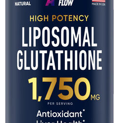 Suplemento De Glutationa Lipossomal Alpha Flow 1750 Mg Com V
