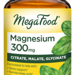 Suplemento Megafood Magnesium 300 60 Cápsulas (30 Porções)