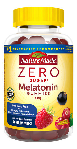 Suprimento Natural De 5 Mg De Melatonina Sleep Aid Para 70 D