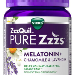 Gomas Sleep Aid Zzzquil Pure Zzzs Melatonina 1 Mg 48 Unidade