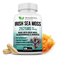 Suplemento Dr. Martin&quots Nutrition Irish Sea Moss 2625 Mg 120