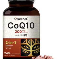 Suplemento Naturebell Coq10 (ubiquinona) 200 Mg Com Pqq 240