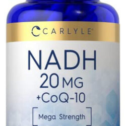 Suplemento Carlyle Nadh 20mg Com Coq10 60 Cápsulas