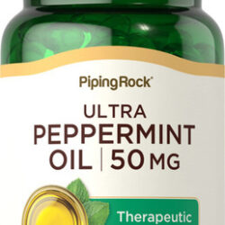 Suplemento De Óleo De Hortelã Piping Rock 50 Mg 120 Cápsulas