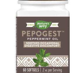 Suplemento Nature&quots Way Pepogest Com Óleo De Hortelã 60 Cáps