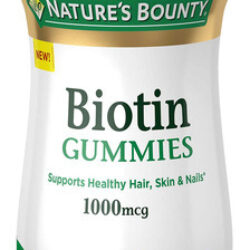 Suplemento Vitamínico Nature&quots Bounty Biotina 1000mcg Gomas