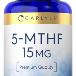 Suplemento Carlyle 5-mthf L-metilfolato 15 Mg 100 Cápsulas