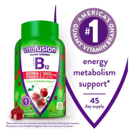 Suplemento Vitafusion Extra Strength Vitamin B12 3000mcg - Imagem 2