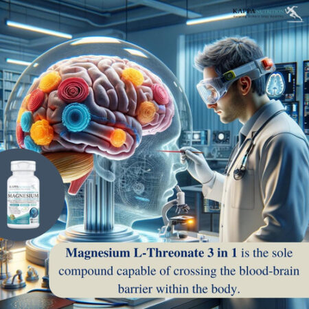 Suplemento Kappa Nutrition Magnésio 3 Em 1 L-treonato 90 C - Imagem 4