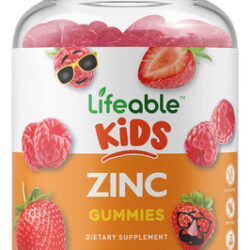Suplemento Lifeable Zinc Kids Gummies 15 Mg Com Sabor De Fru