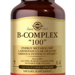 Suplemento Solgar B-complex 100 Cápsulas Vegetais