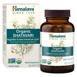 Suplemento Himalaya Organic Shatavari 1.300mg 60 Cápsulas