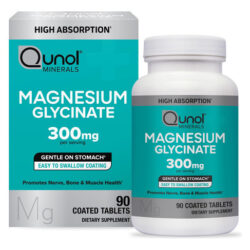 Suplemento Qunol Glicinato De Magnésio 300mg 90 Comprimidos