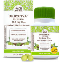 Suplemento Gurunanda Digestiva Triphala 240 Comprimidos