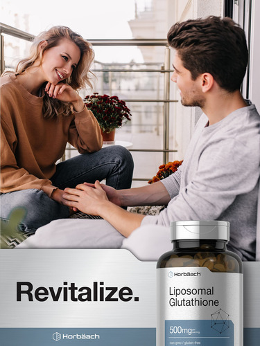 Suplemento Horbäach Lipossomal Glutationa 500mg 90 Cápsulas - Imagem 6