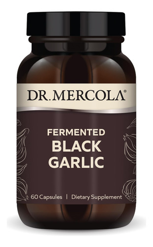 Suplemento De Alho Preto Fermentado Dr. Mercola 60 Cápsulas