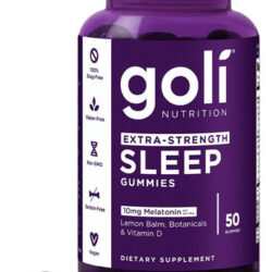 Suplemento Goli Extra Strength Sleep Gummy 10 Mg De Melatoni