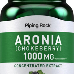 Suplemento Piping Rock Aronia Berry Capsules 1000 Mg 100 Com