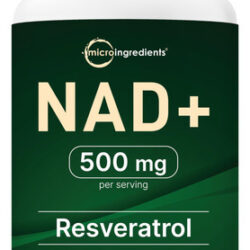 Suplemento De Microingredientes Nad+ 500 Mg Com Resveratrol