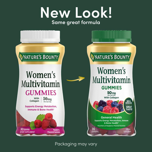 Suplementos Vitamínicos Nature"s Bounty Women 90 Gummies - Imagem 2
