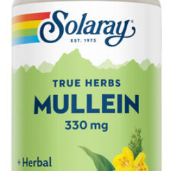 Suplemento Solaray Mullein Leaf 100 Cápsulas Veganas