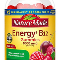 Suplemento Nature Made Energy B12 1000mcg 150 Gomas