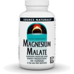 Suplemento Source Naturals Malato De Magnésio 200 Cápsulas