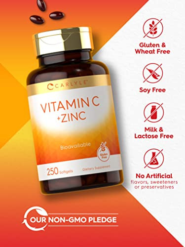 Suplemento Carlyle De Vitamina C Com 250 Cápsulas Gelatinosa - Imagem 4