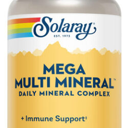 Suplemento Solaray Mega Multi Mineral 200 Cápsulas