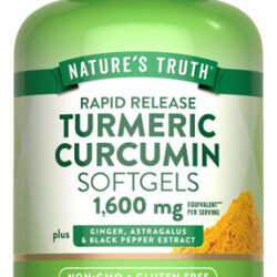 Suplemento Nature&quots Truth Turmeric Curcumin Complex 200 Soft